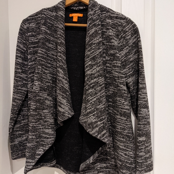 Business Casual Blazer-Like Cardigan - Picture 1 of 3